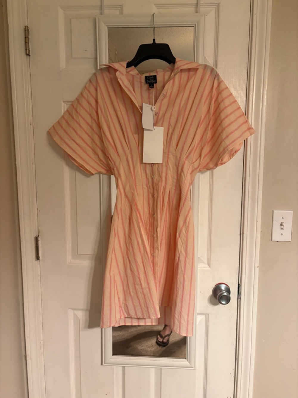 Button up Striped dress